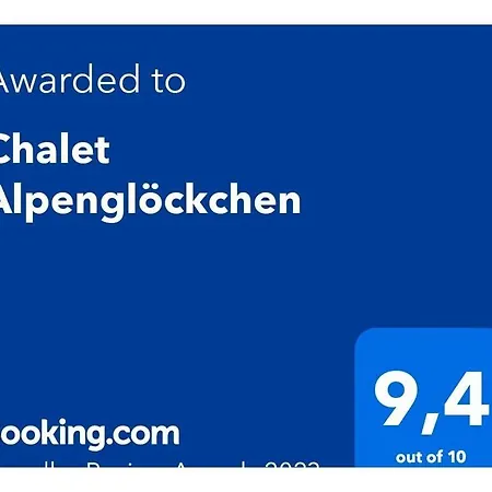 Alpengloeckchen Comfortable Chalet *